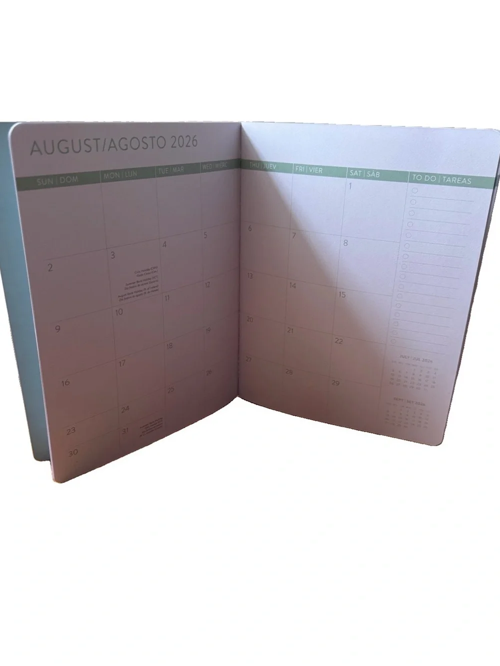 2027 Monthly Planner 17 month Planner Orange Circle Studio Pink 9x7” Soft Cover
